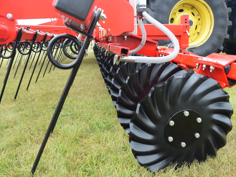 New- seeder options and Turbo Discs available for popular HE-VA Top Strigle straw harrow